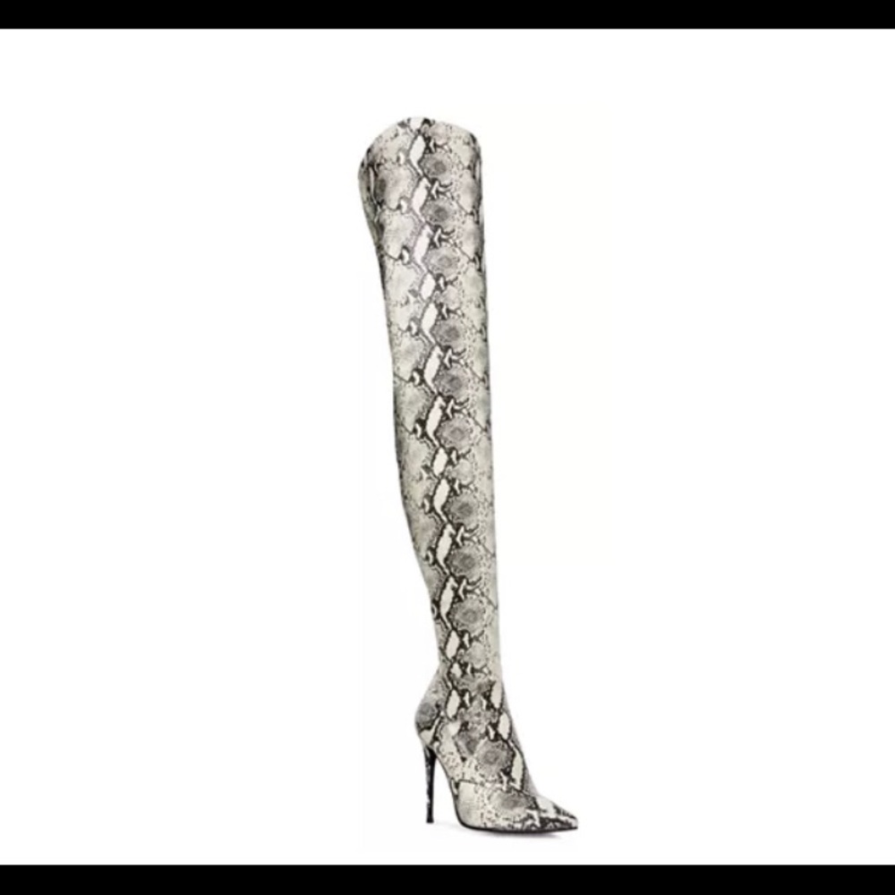 Steve Madden snakeskin boots